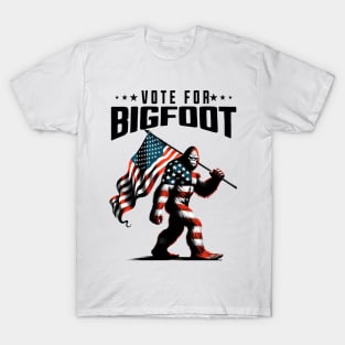 Vote For Bigfoot 2024 T-Shirt